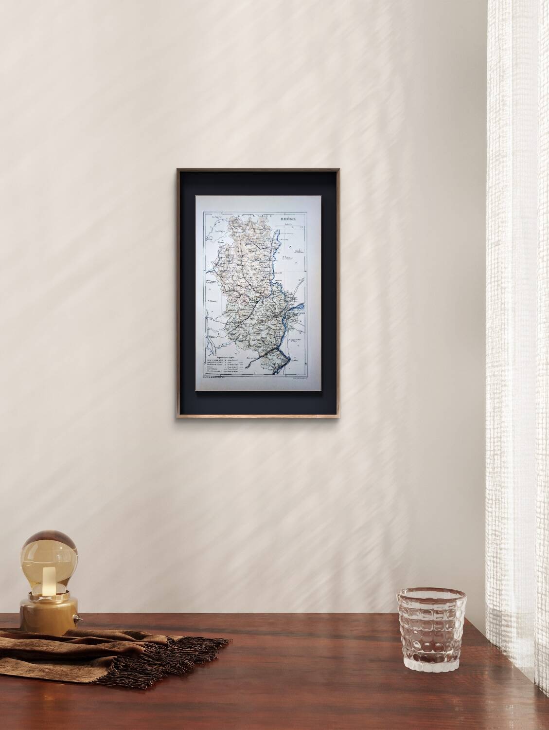 Printed in 1889, Rhône, Auvergne-Rhône-Alpes.