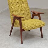 Paire de fauteuils Jaune par Jaroslav Smidek pour Ton (Thonet) Expo 58