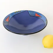 Fruit Bowl KMK Kupfermühle Indigo Series, Memphis Style 1980s