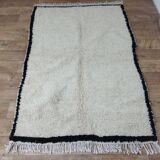 Tapis berbère en laine fait main 195 X 140 CM