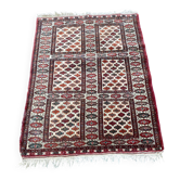 Tapis persan laine afghan bordeaux 95x125cm