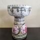 Kéraluc Faience Candle Holder Quimper signed L'Helguen