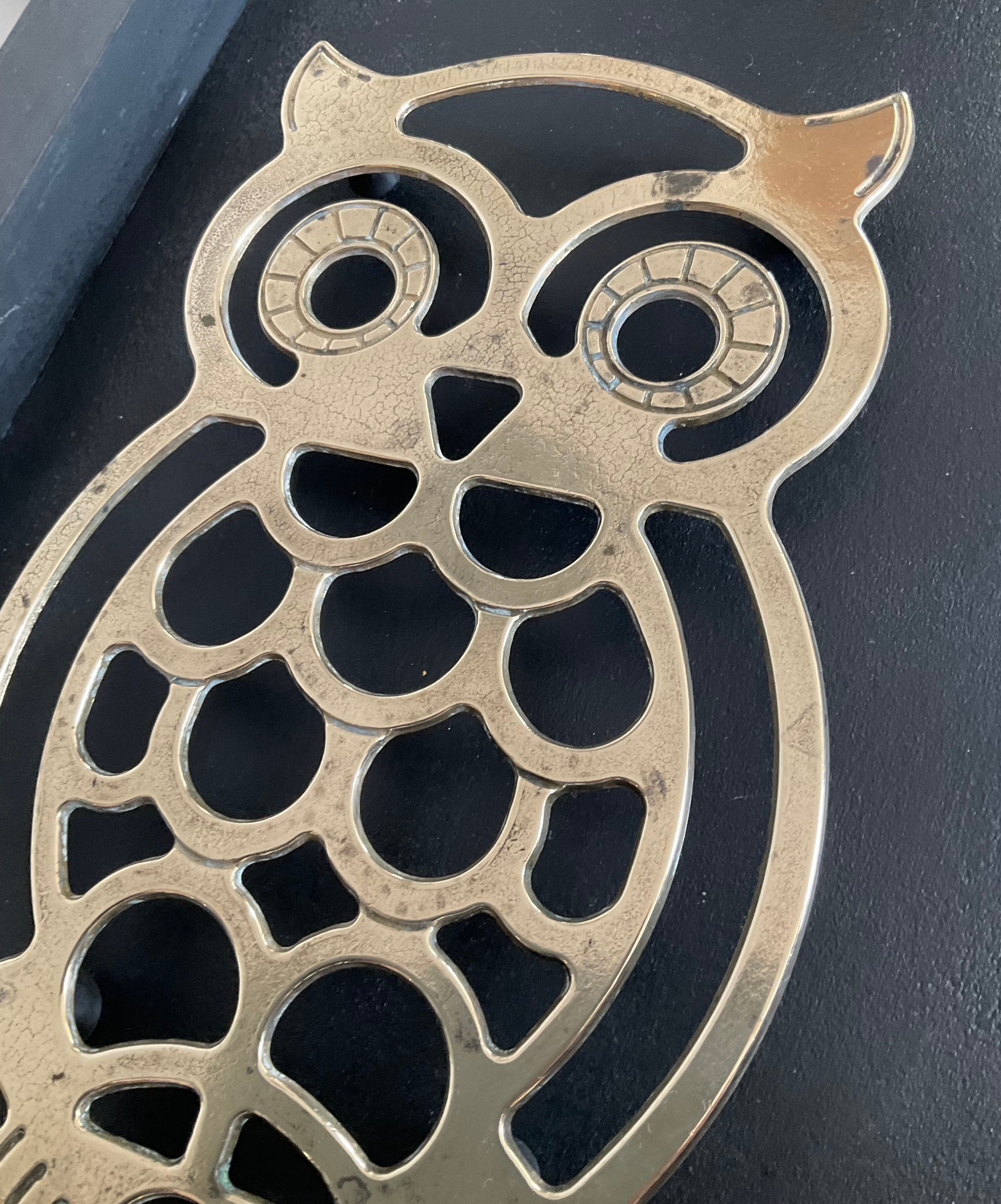 Owl trivia in bronze 70s