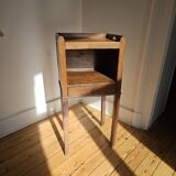 Solid wood side table - Louis XVI style