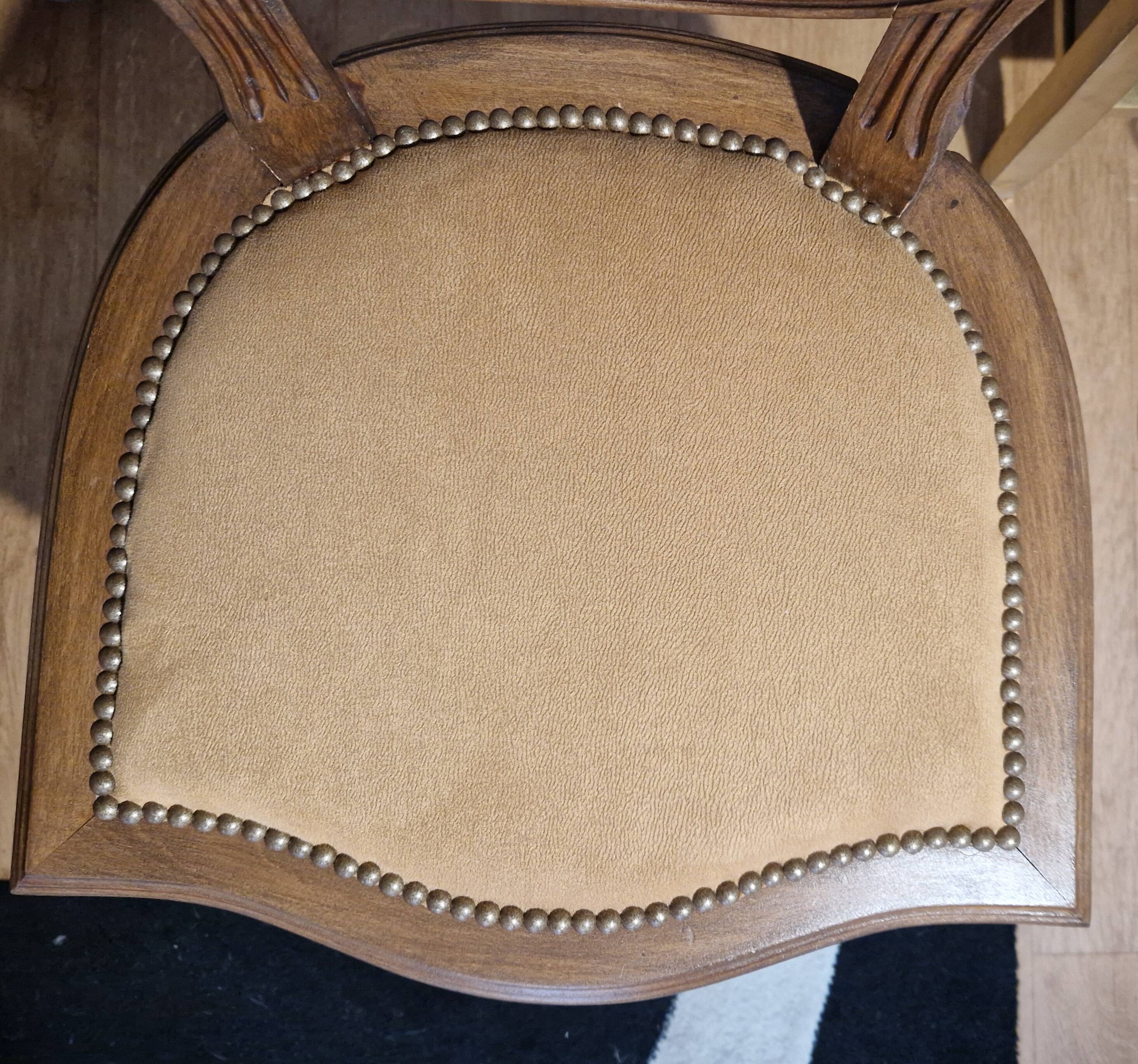 Chaise médaillon style Louis XVI
