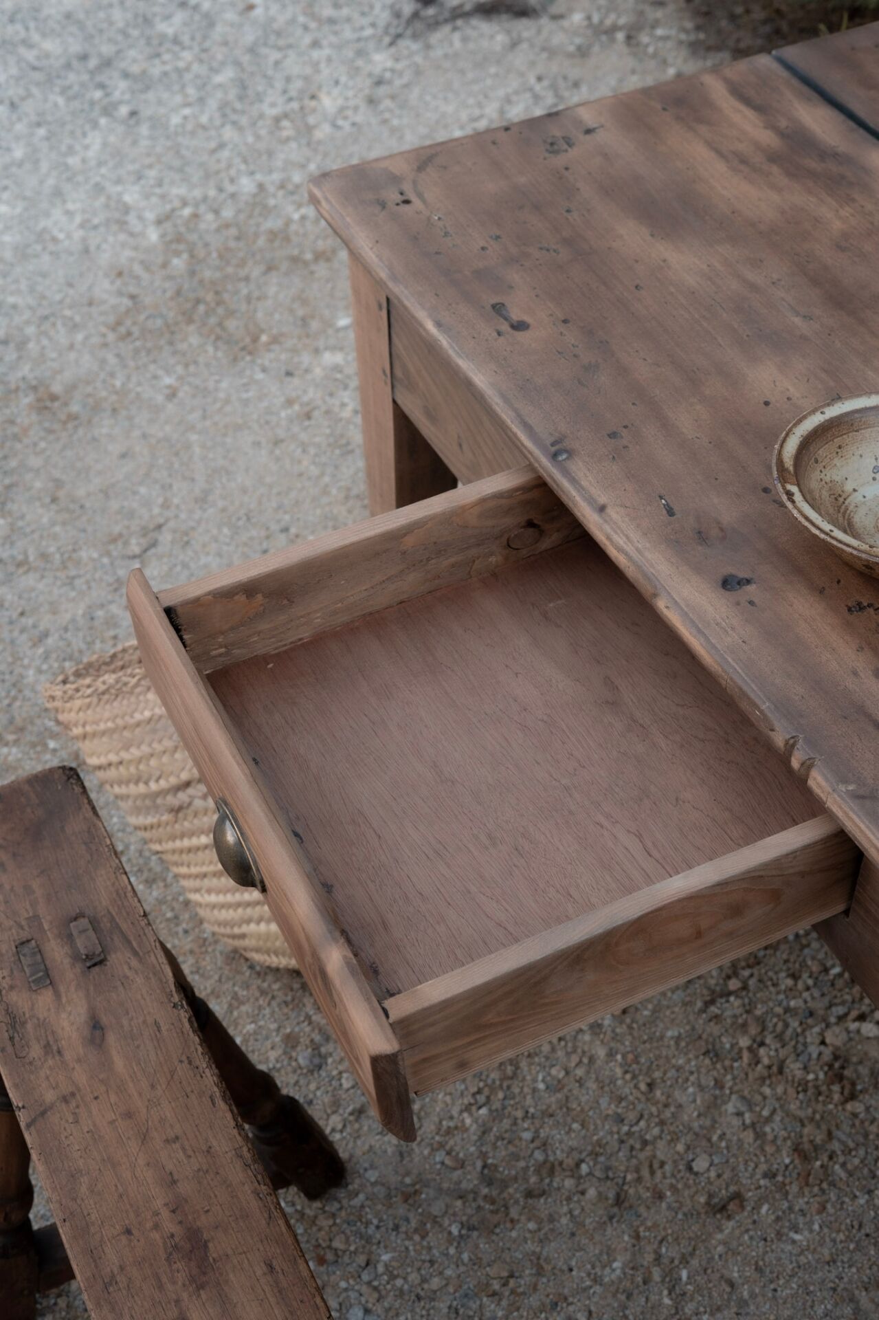 Renovated old farmhouse table