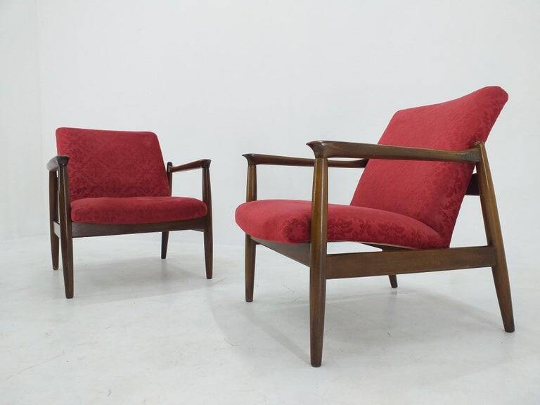 Pair of Midcentury Armchairs, Edmund Homa, 1960s