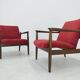 Pair of Midcentury Armchairs, Edmund Homa, 1960s
