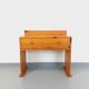 Vintage pine desk with sled legs from the 70s and 80s