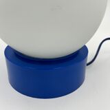 Blue table lamp Domec 80s