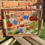 Vintage Floral Tray
