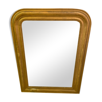 Miroir Louis Philippe doré 93x69 cm