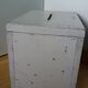 Old ballot box, solid wood chest