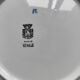 Plat à gâteau porcelaine opaque Gien