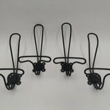 Set of 4 coat hooks