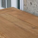 Buffet art déco rénové - Beige Glaise Ripolin - H100 x L133 x P52 cm