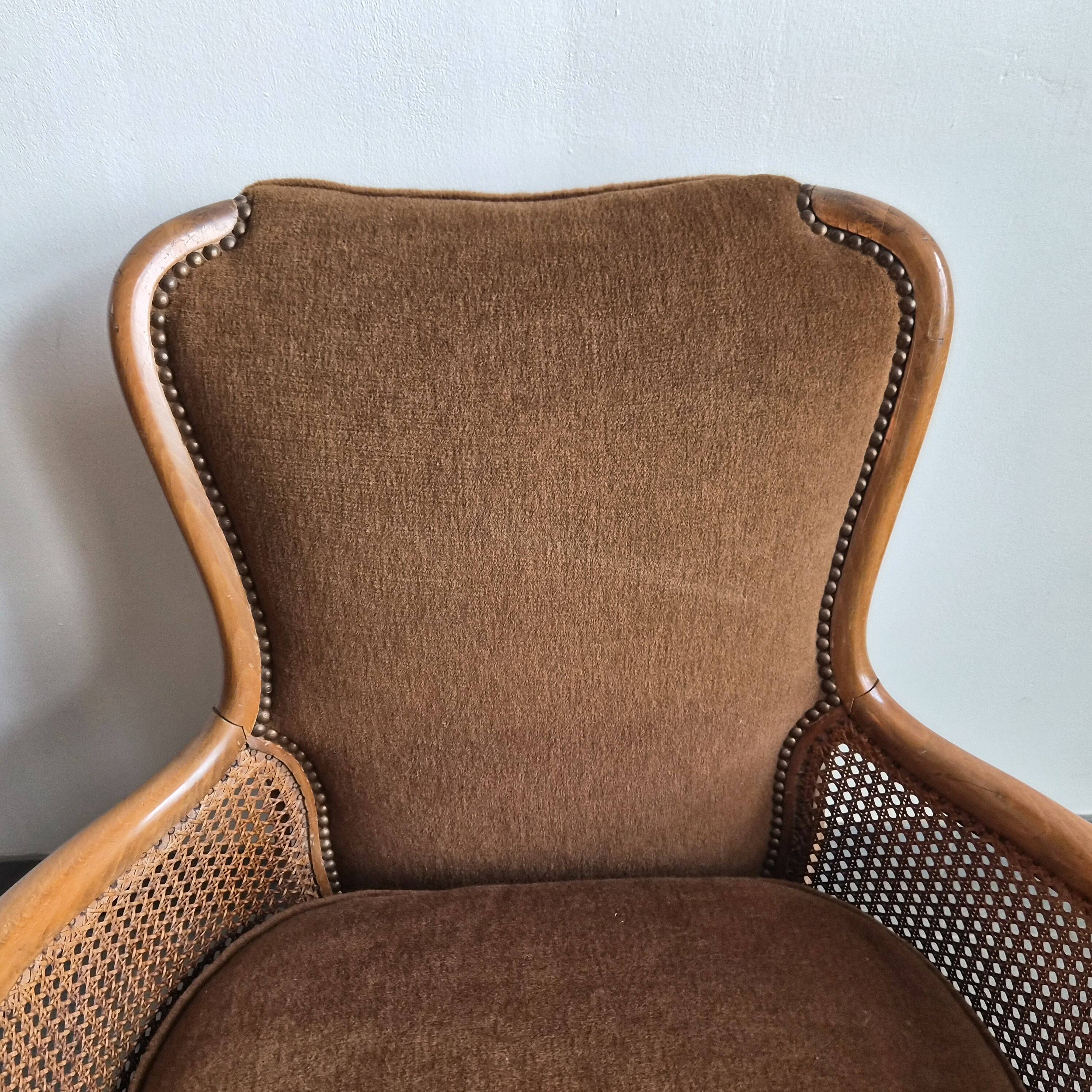 Paire de bergères vintage