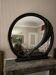 Postmodern "Black Swan" large mirror, 1970s-1980s.