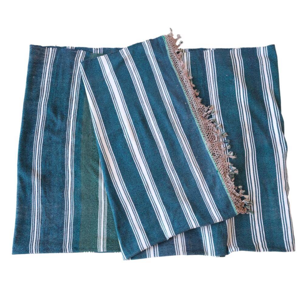 Berber haik striped blanket - 187 x 368 cm