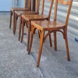 Set of 4 Baumann bistro chairs
