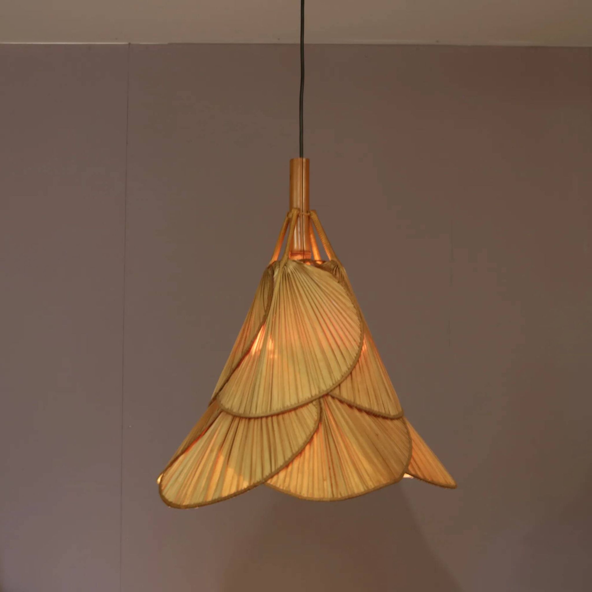"Uchiwa" suspension in the style of Ingo Maurer, Germany 1970