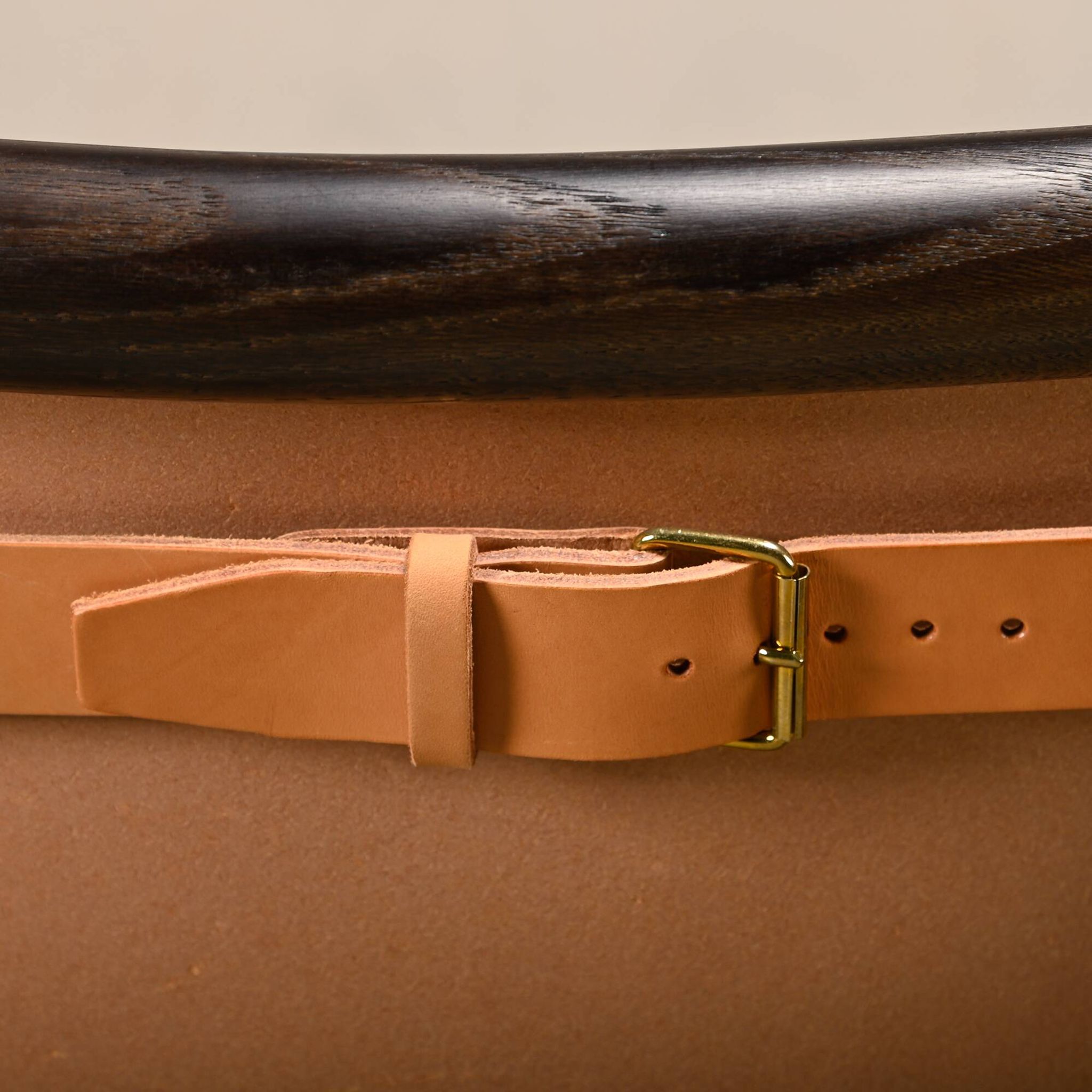 Kristian Sofus Hansen & Tommy Hyldahl Samurai Lounge Chair oak and leather