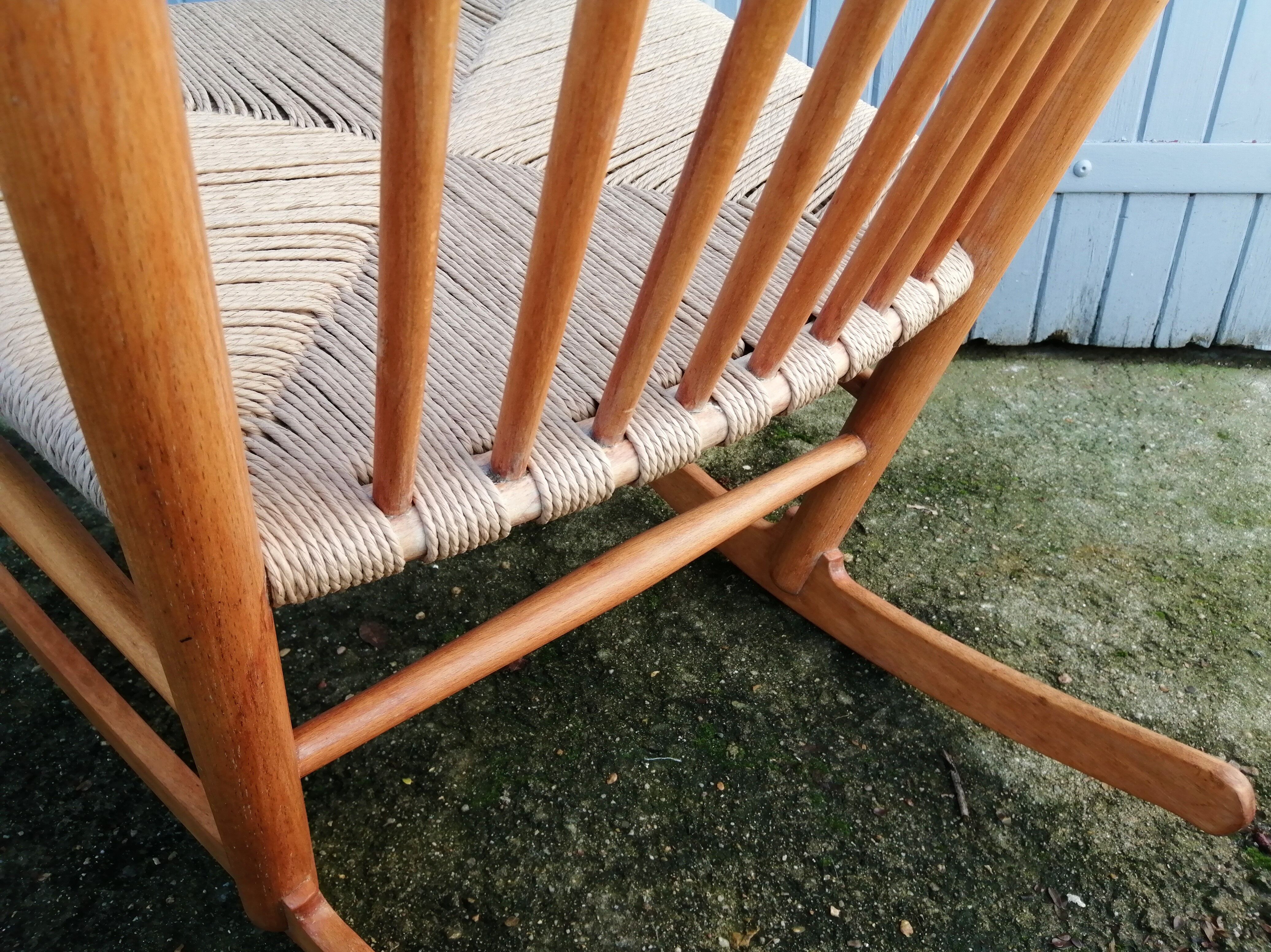 Rocking chair model J16 by Hans J. Wegner 1960s FDB M-bler