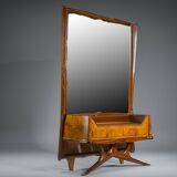 Dressing Table or Console with Mirror by Vittorio Dassi, 1950s