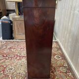 Secrétaire en acajou et placage d'acajou Louis Philippe