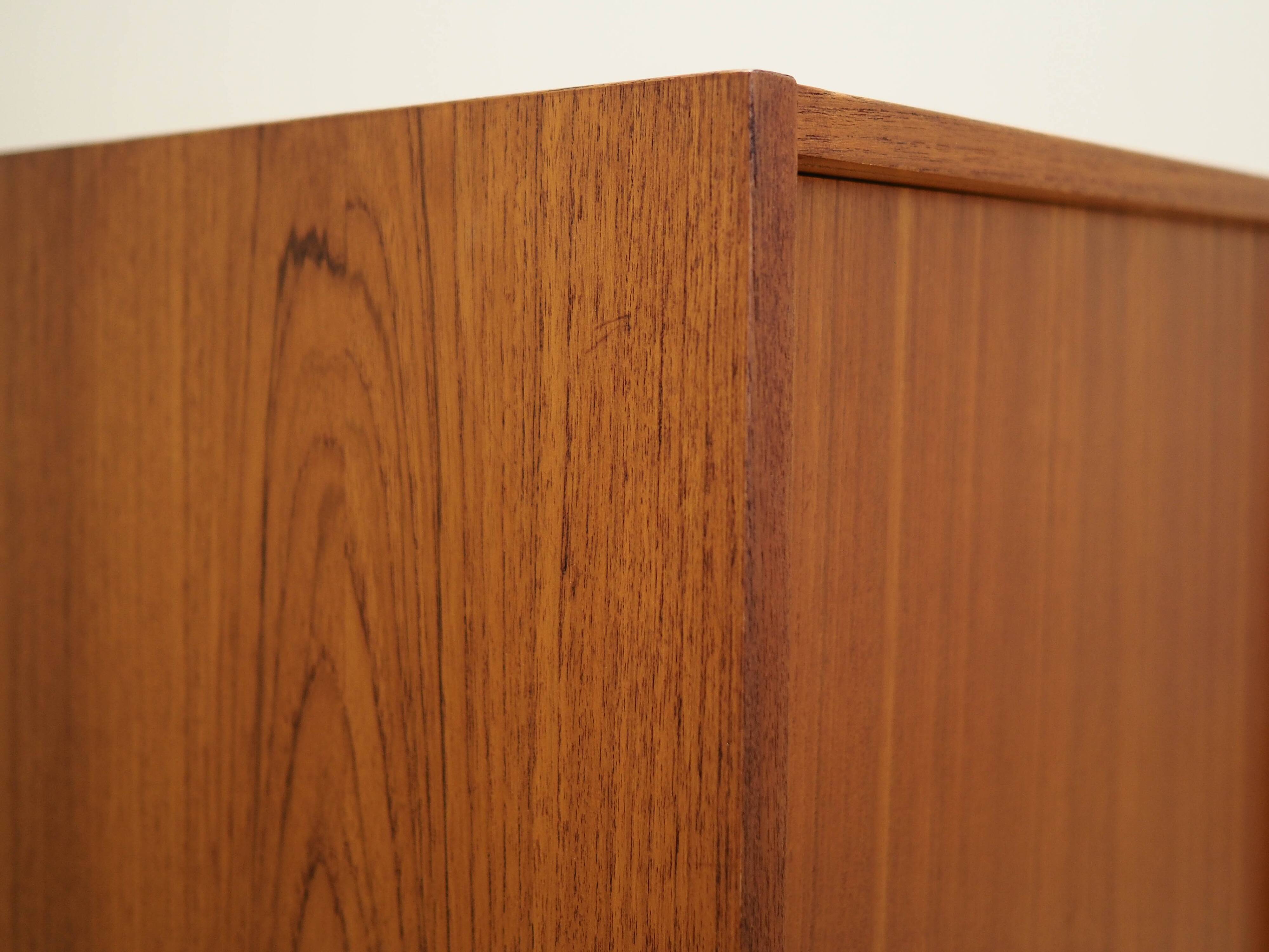 Teak cabinet, Danish design, 1970s, production: Denmark