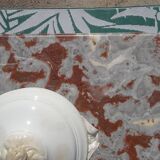 Art Deco buffet in walnut and marble