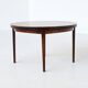 Dyrlund Lotus Flip Flap dining table in rosewood Denmark 1960