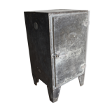 Ancien meuble glacière en zinc