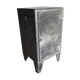 Ancien meuble glacière en zinc