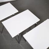 Modernist stackable tables by Trix & Robert Haussmann