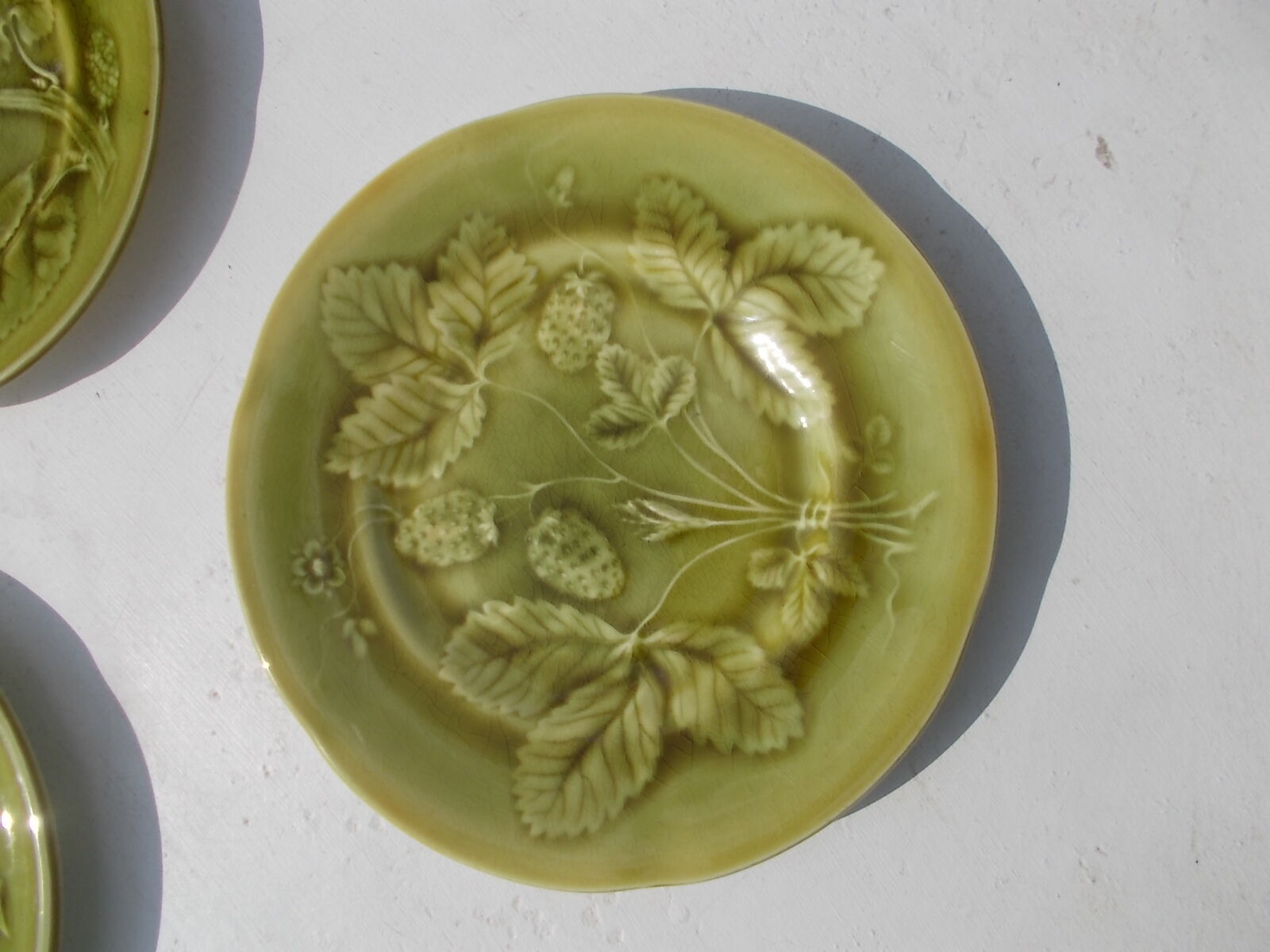 set of 5 plates slurry Choisy Le Roi HB & Cie