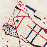Handmade moroccan berber carpet 233 x 150 cm