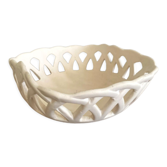 Plaster dish basket decoration