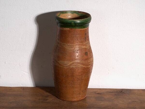 Antique glazed ceramic vase – Central Europe, circa 1920