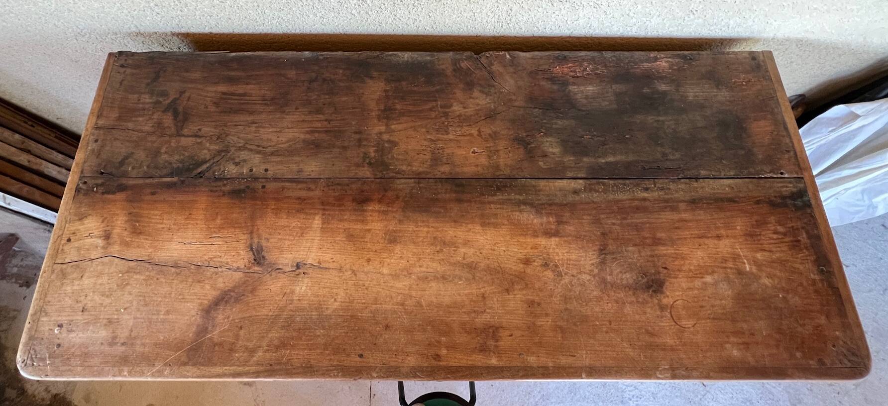 19th century Dauphinois sideboard in cherry wood, 2-part sideboard