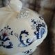Small soup tureen in Longchamp ironstone.