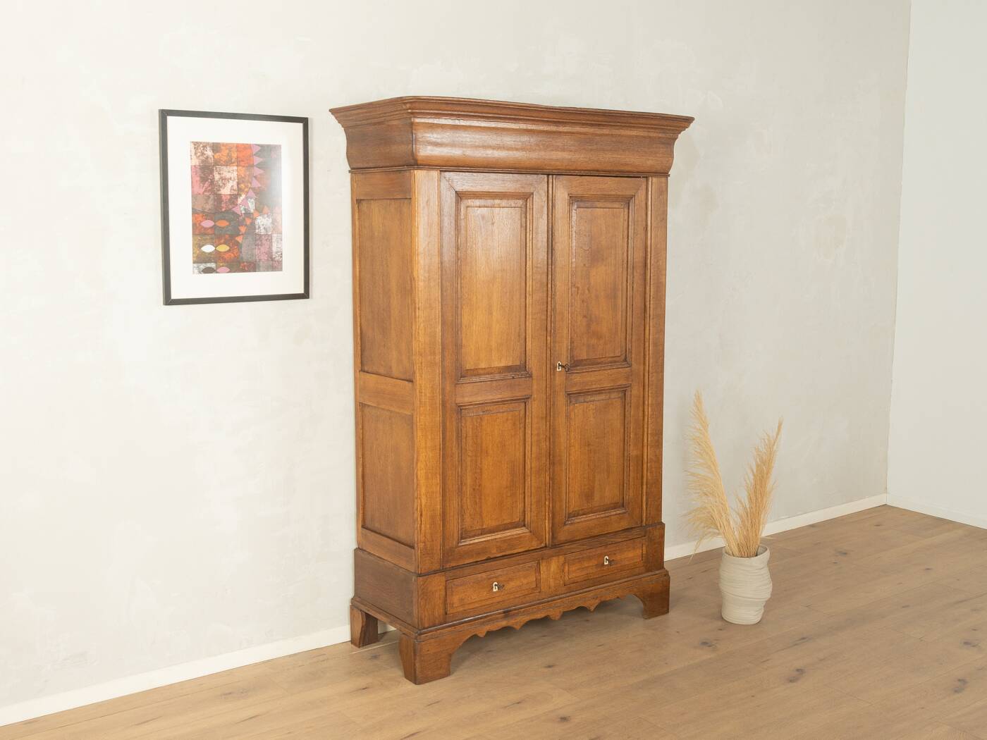 Armoire antique classique en chêne, avant 1900
