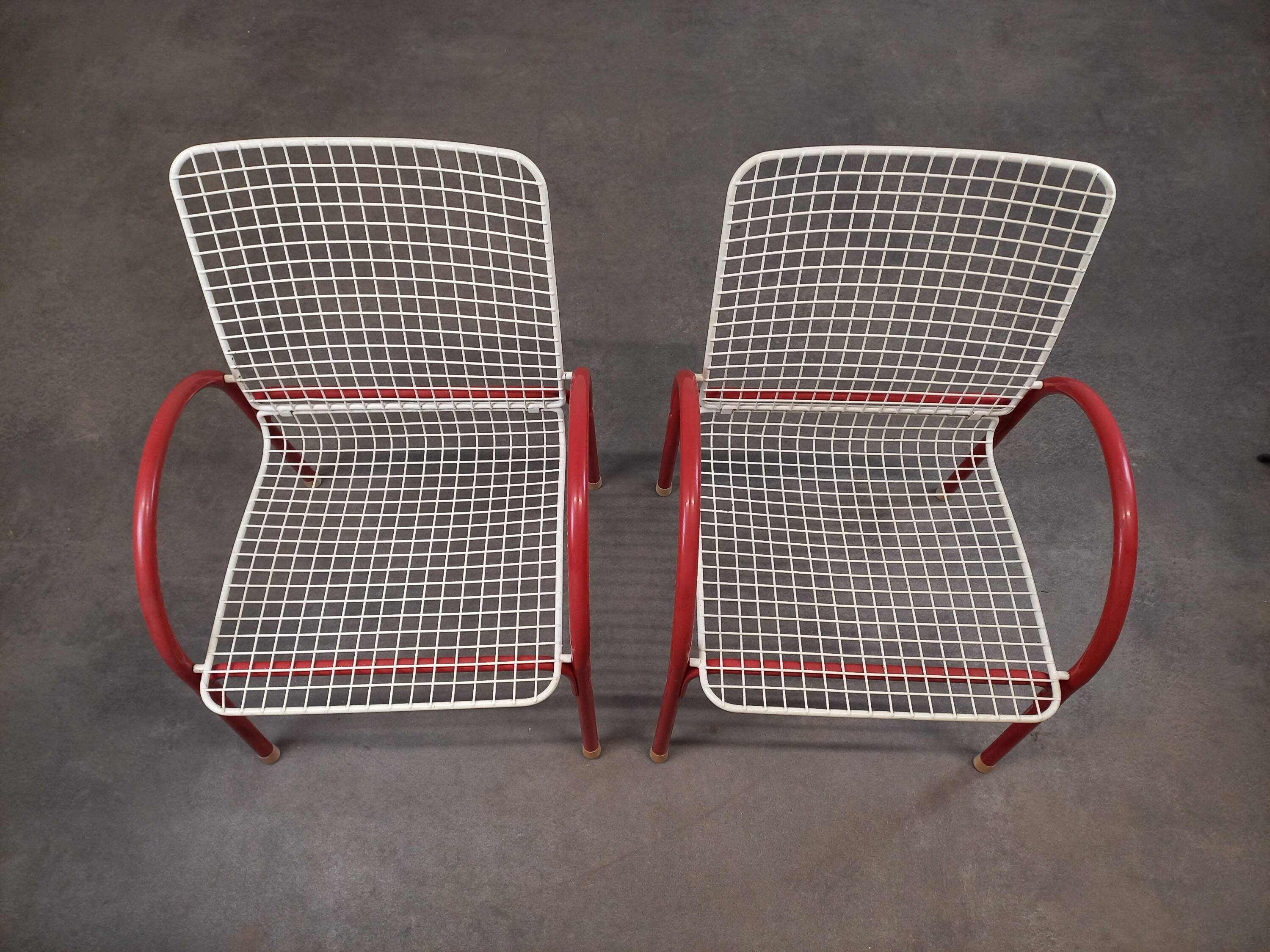 Pair of Emu Rio garden armchairs