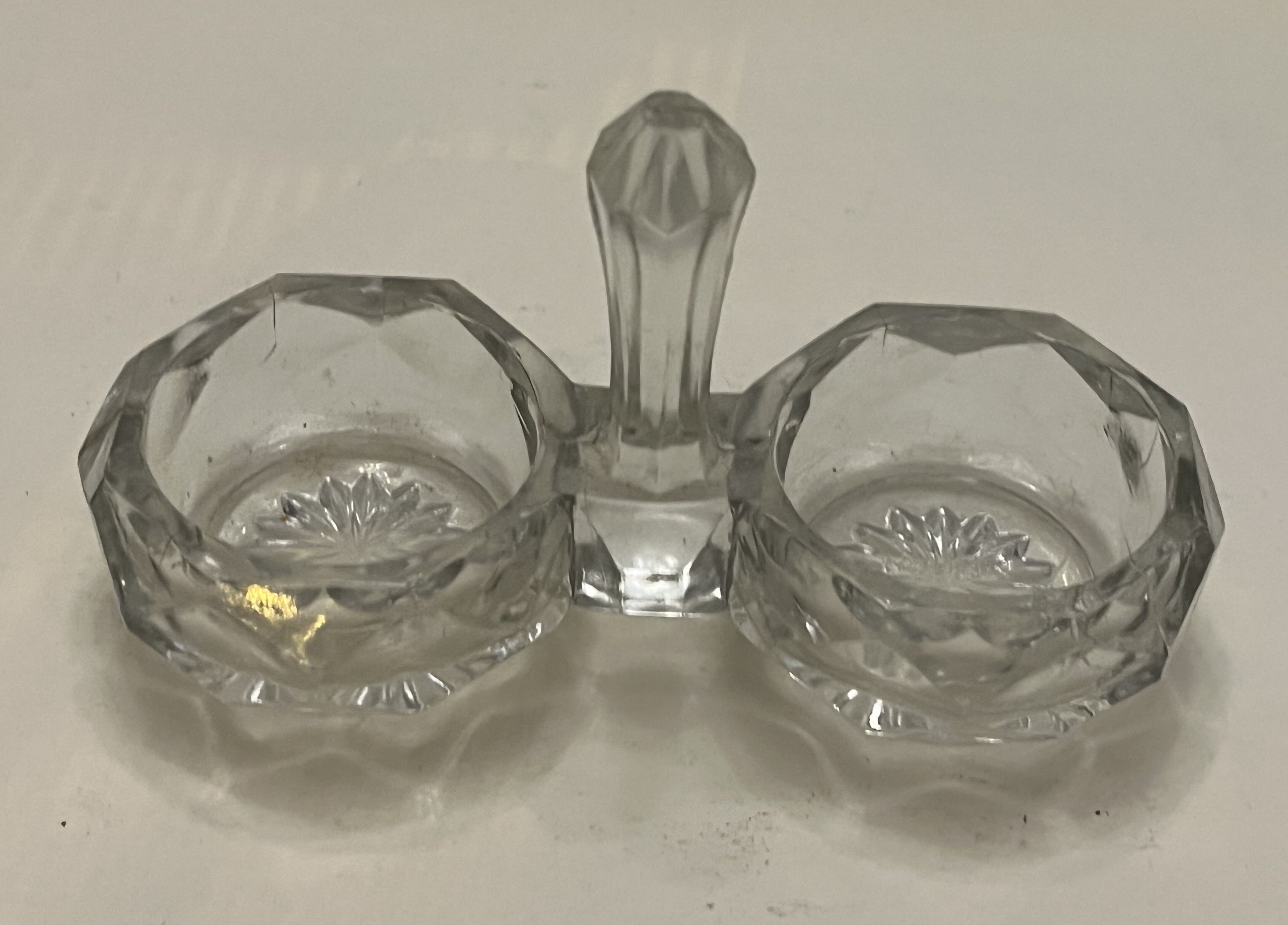 Double vintage salt shaker