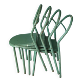Mobilor chairs in green tube