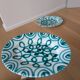 Vintage Gmundner Keramik Serving Oval Plate / Austria / Green Flamed / 2
