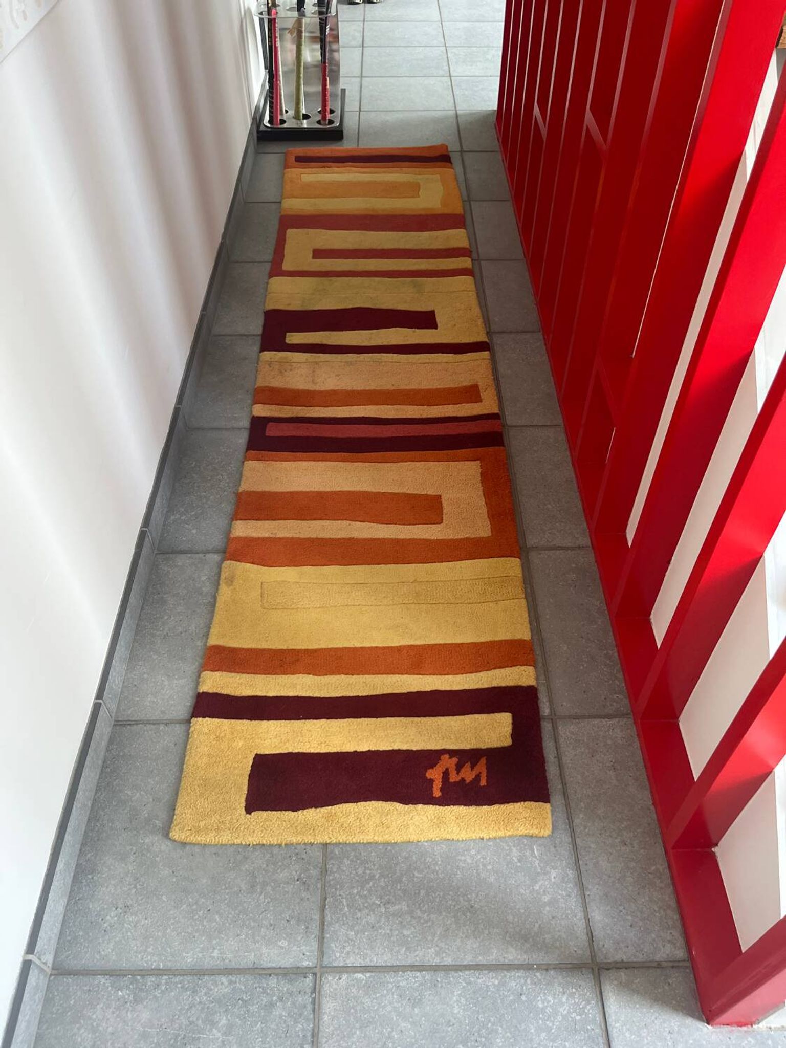Vintage hallway carpet O.A.T., 1970s.