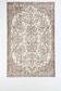 Tapis vintage à fleurs marron et crème, 195 x 302 cm
