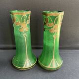 Pair of vase F. T. Legras – Becken and Auguste Helligenstein – Art Nouveau