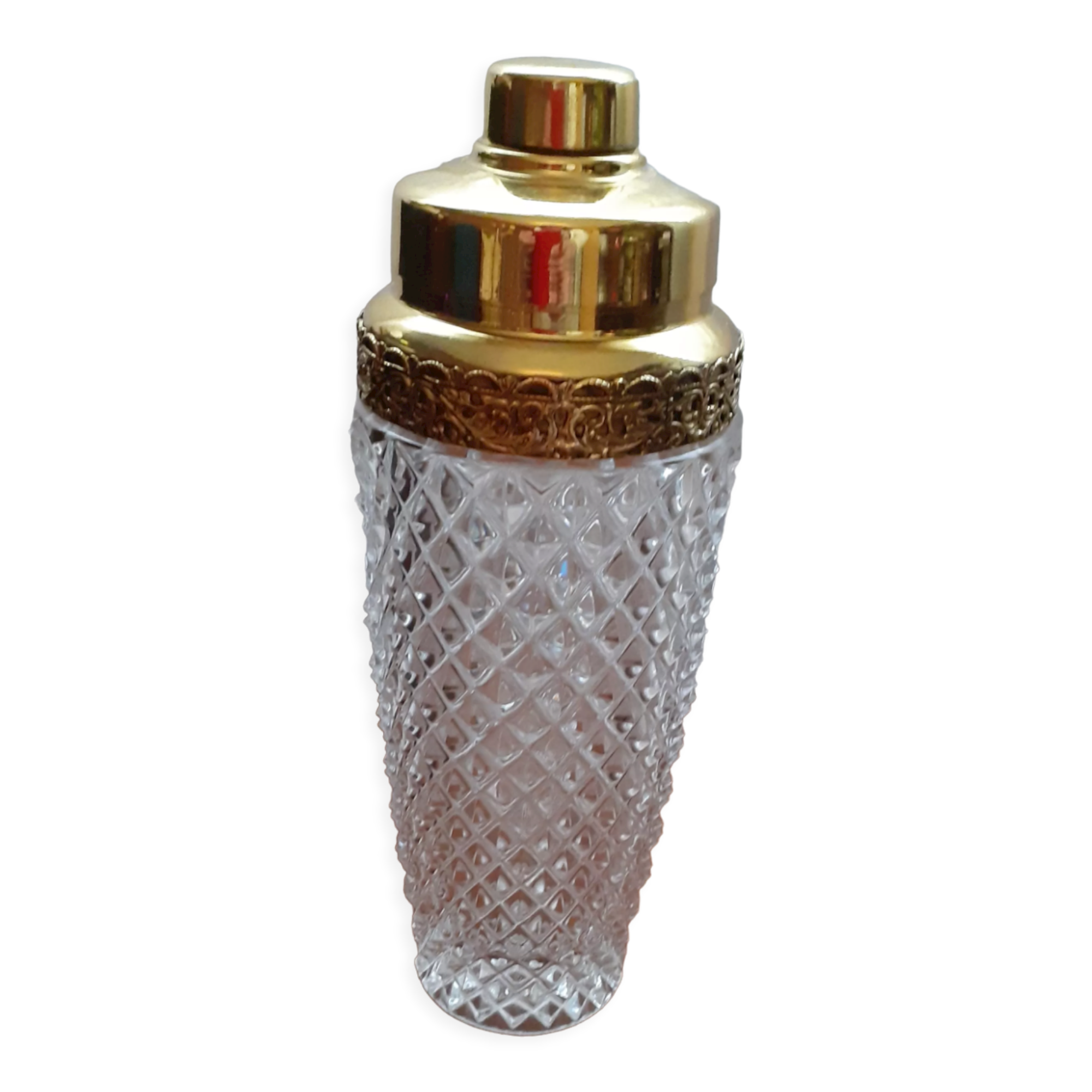 Crystal Sheker Diamond Tips and Art Deco Brass